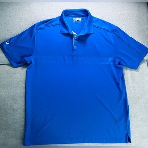 Callaway Opti-Dri Golf Polo Shirt Men’s XXL Blue Athletic